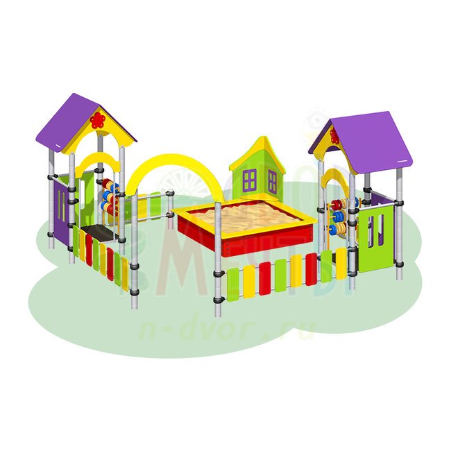 Песочный дворик (арт.109.05.00)- широкий выбор детского оборудования | Компании «Наш двор»