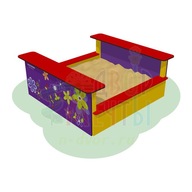 Песочница (арт.109.21.00)- широкий выбор детского оборудования | Компании «Наш двор»