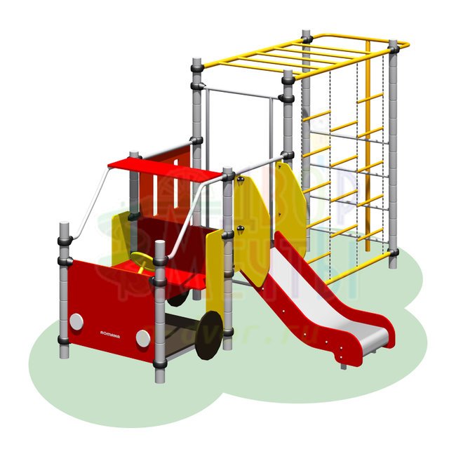Пожарная машина (111.15.00)- широкий выбор детского оборудования | Компании «Наш двор»