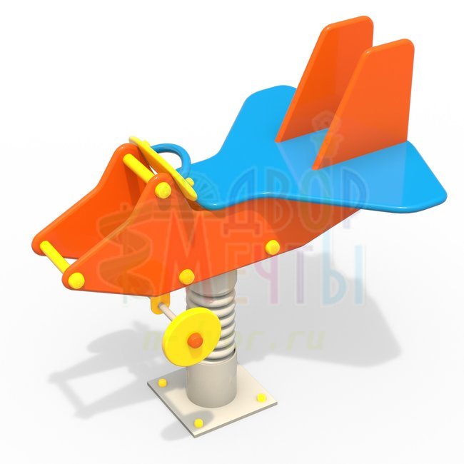 Качалка Самолетик (арт.1230)- широкий выбор детского оборудования | Компании «Наш двор»