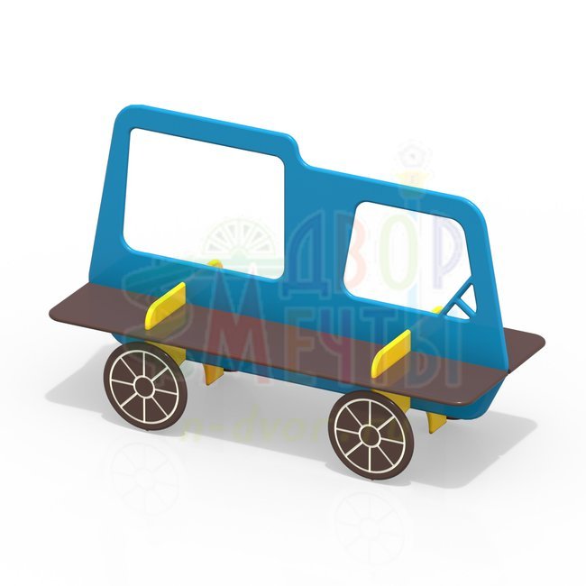 Лавочка Автомобиль (арт.1621)- широкий выбор детского оборудования | Компании «Наш двор»