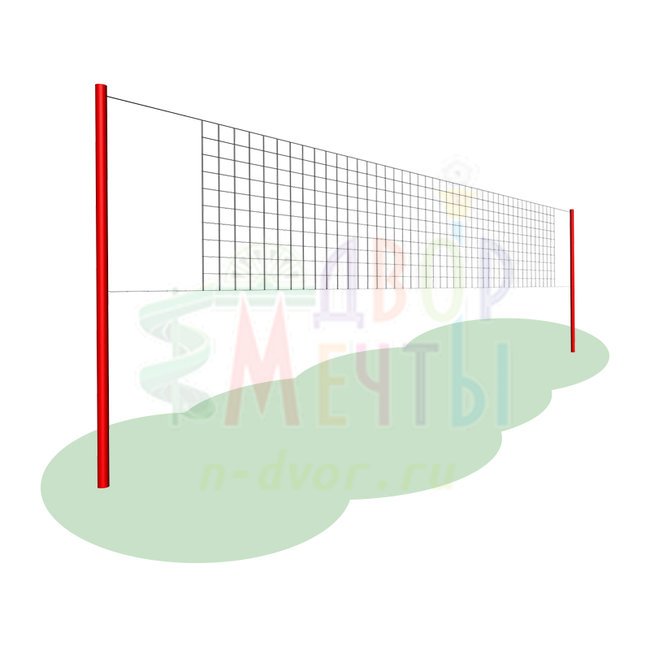 Стойки для волейбола (арт.204.17.00)- широкий выбор детского оборудования | Компании «Наш двор»