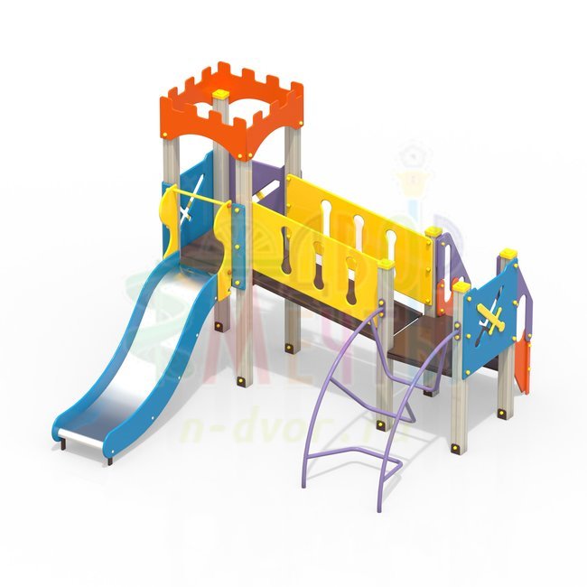 Комплекс детский Крепость (арт.2040-7)- широкий выбор детского оборудования | Компании «Наш двор»
