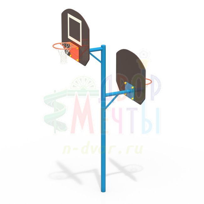 Баскетбольный щит двойной (арт.3511)- широкий выбор детского оборудования | Компании «Наш двор»