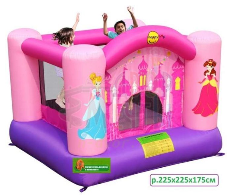 Батут Happy Hop для дома розовый арт.9001Р- широкий выбор детского оборудования | Компании «Наш двор»
