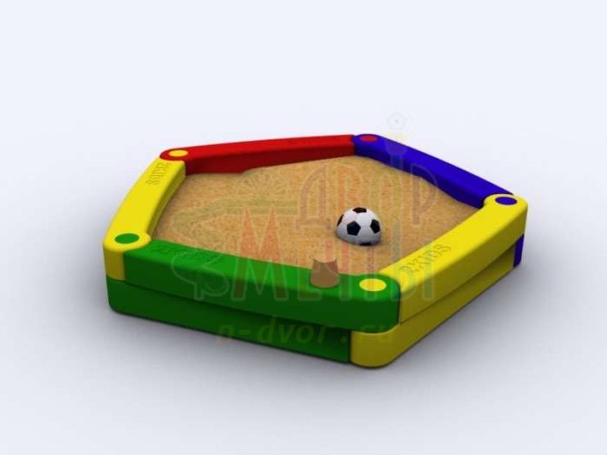 Развлекательная детская  песочница 2KIDS 5 эл.- широкий выбор детского оборудования | Компании «Наш двор»