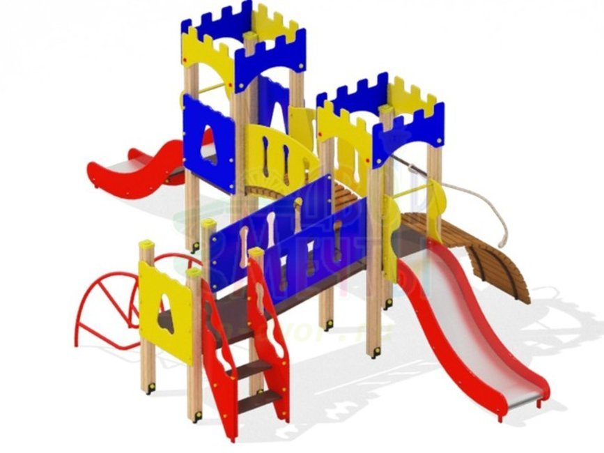 Крепость Тип7 (арт.2407)- широкий выбор детского оборудования | Компании «Наш двор»