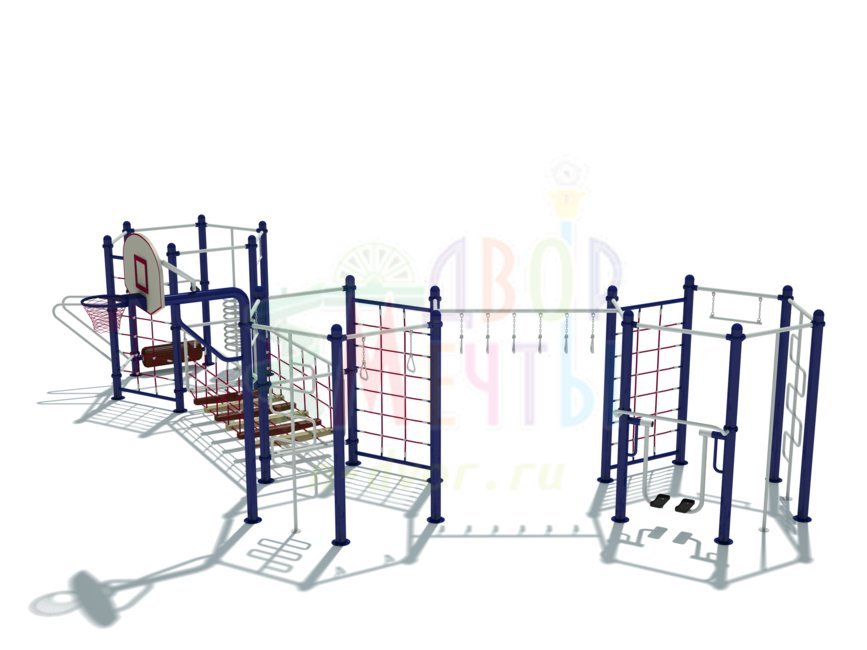 Гимнаст. комплексы ГК-002- широкий выбор детского оборудования | Компании «Наш двор»