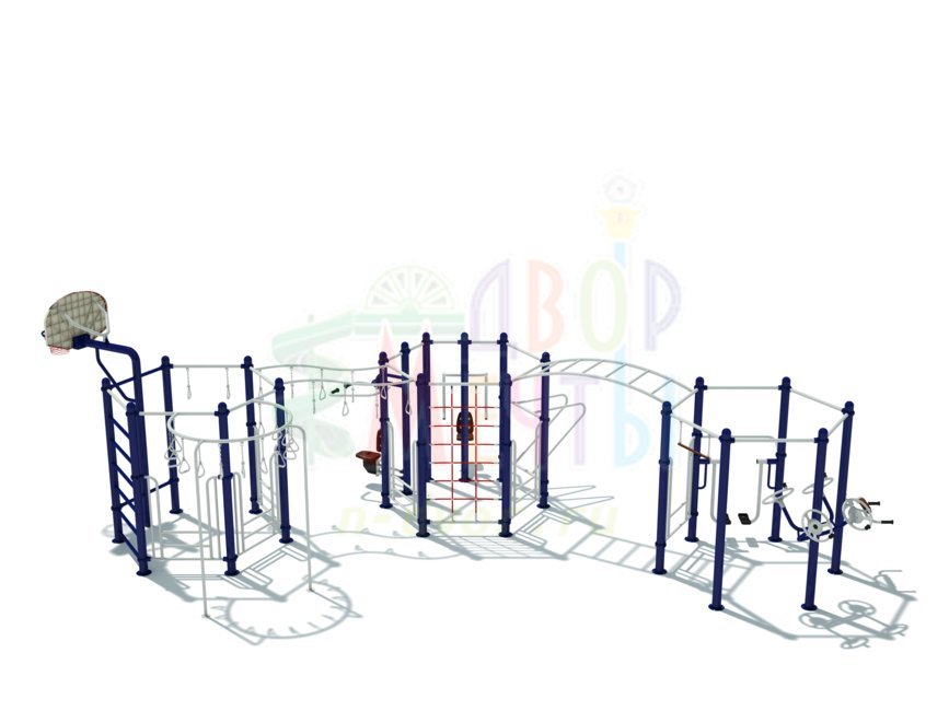 Гимнаст. комплексы ГК-003- широкий выбор детского оборудования | Компании «Наш двор»