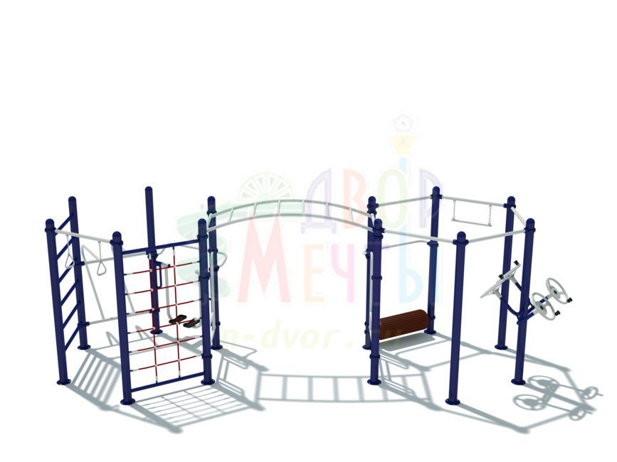 Гимнаст. комплексы ГК-004- широкий выбор детского оборудования | Компании «Наш двор»