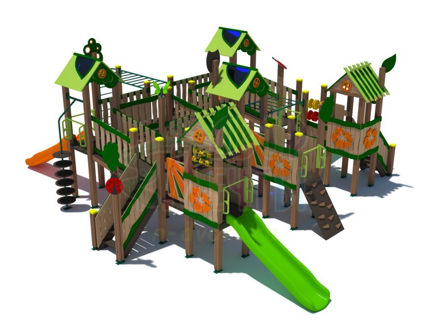 Игровой комплекс ДГС-010- широкий выбор детского оборудования | Компании «Наш двор»