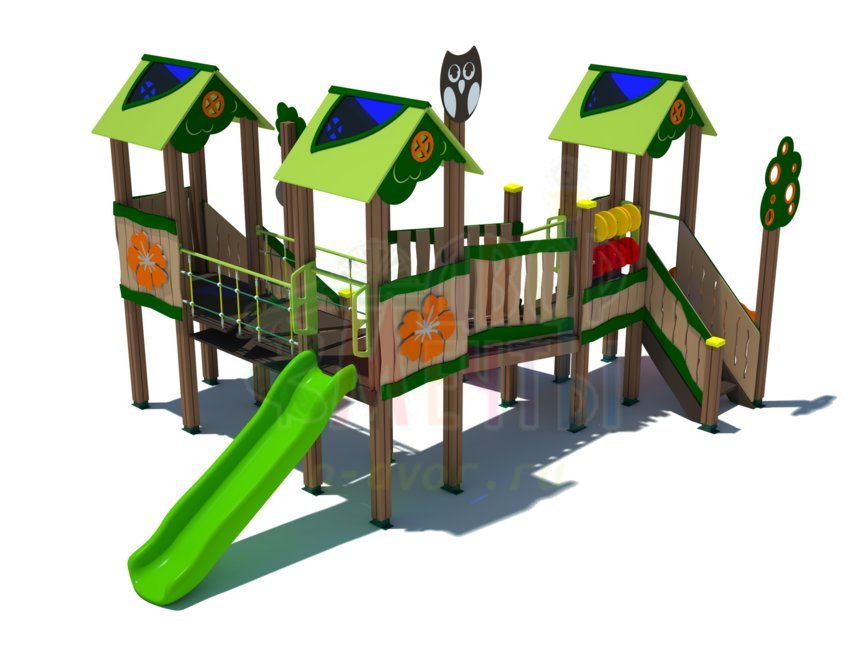 Игровой комплекс ДГС-06-3- широкий выбор детского оборудования | Компании «Наш двор»