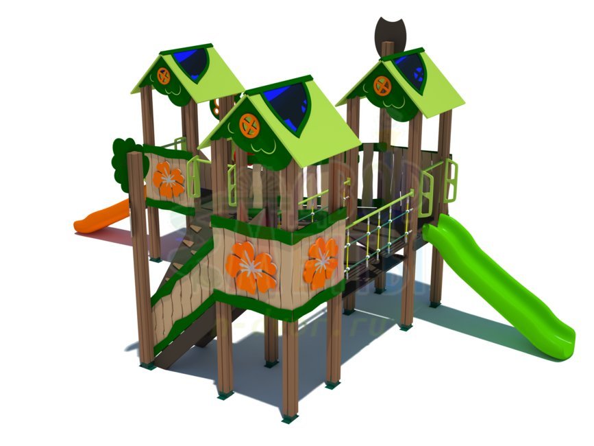 Игровой комплекс ДГС-06-3- широкий выбор детского оборудования | Компании «Наш двор»
