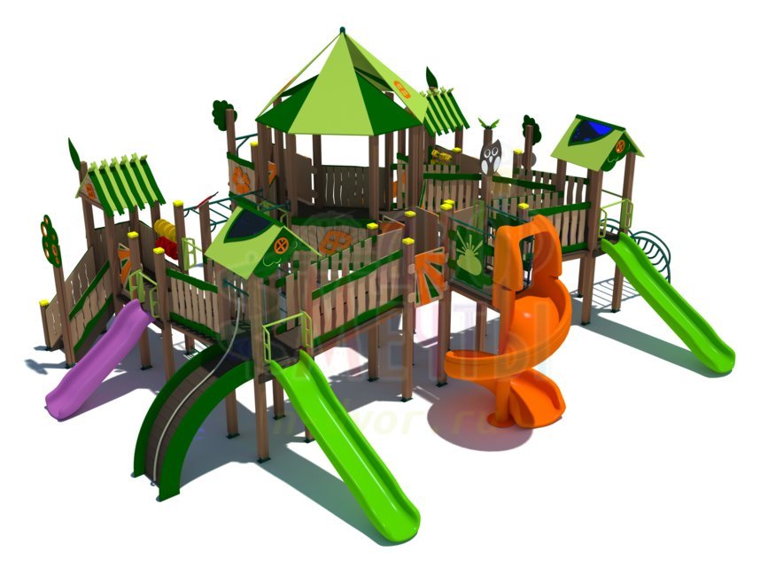 Игровой комплекс ДГС-010-2- широкий выбор детского оборудования | Компании «Наш двор»