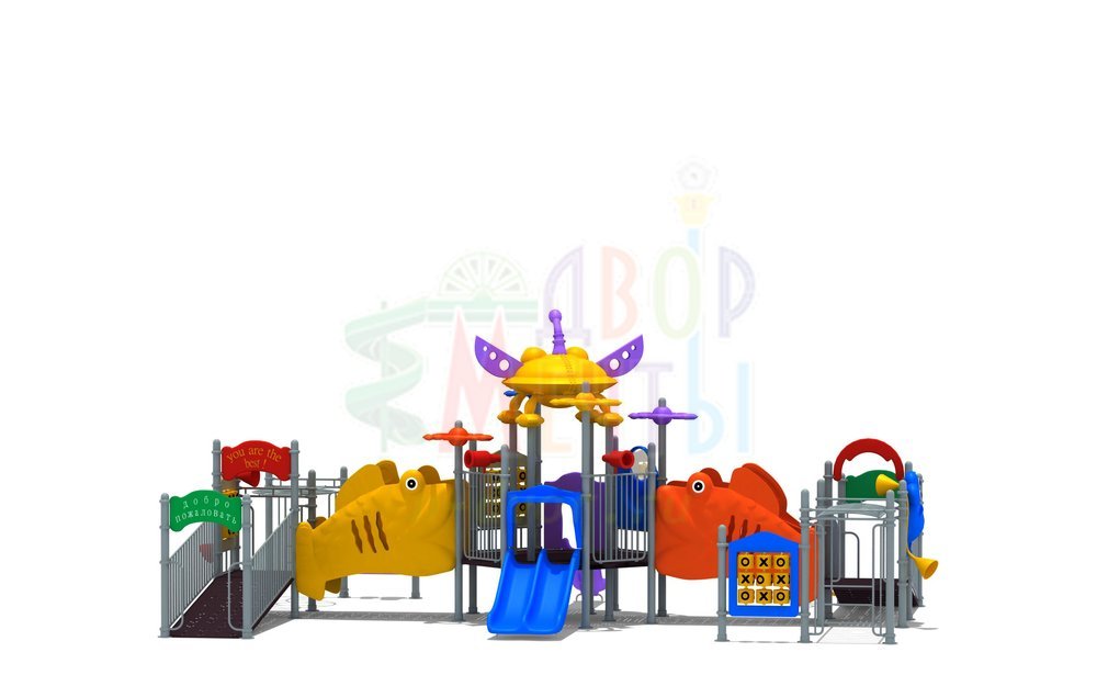 Игровой комплекс ДИК-010- широкий выбор детского оборудования | Компании «Наш двор»