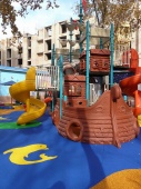Детский городок с резиновым покрытием